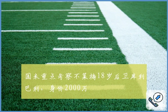 国米重点考察不莱梅18岁后卫库利巴利，身价2000万