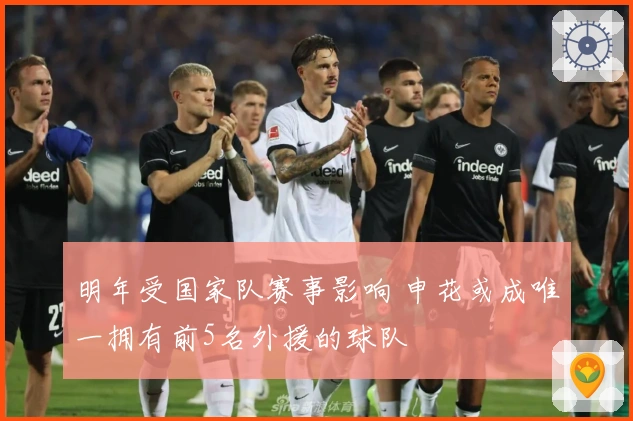明年受国家队赛事影响 申花或成唯一拥有前5名外援的球队